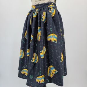 Unique Vintage Magic School Bus Skirt